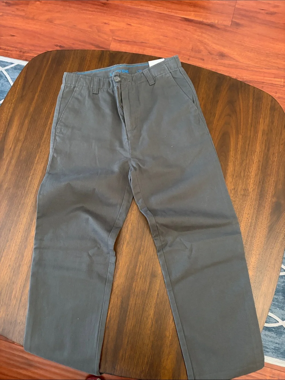 Lands’end Gray Straight-Leg Pants - 12s NWT